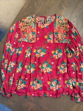 Anthropologie Bl^nk London Miranda Blouse Size Small EUC